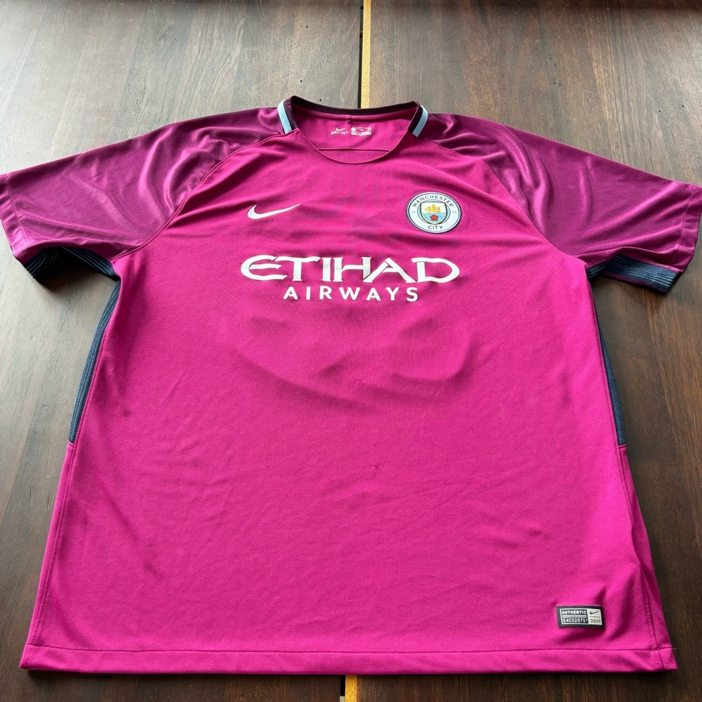 Manchester City 2017/2018 Third Shirt Nike Jersey Bernardo Silva #20 Men’s XXL